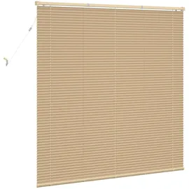 vidaXL Venetianer-Jalousie 150 x 130 cm Hellbraun