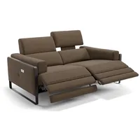 Sofanella 2-Sitzer Stoff Milo, Relaxsofa, Designsofa, Designer Couch, Italienisches Sofa, 2er Sofa braun