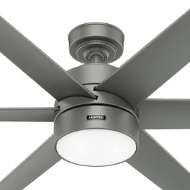Hunter Solaria 152 cm Deckenventilator Silber
