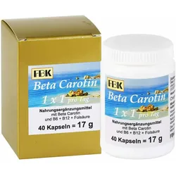 Beta Carotin 1 x 1 Pro Tag Kapseln