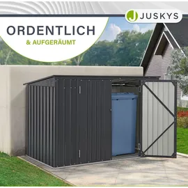 Juskys Mülltonnenbox Namur 1,9m2 grau