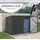 Juskys Mülltonnenbox Namur 1,9m2 grau