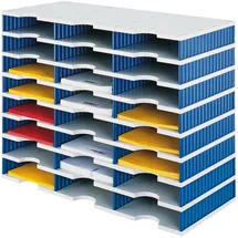 Styro Sortierstation Styrodoc Trio 24 Fächer H573xB723xT331mm Polystyrol grau/blau