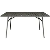 vente-unique Gartentisch 160 x 0 x 0 cm Anthrazitgrau