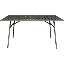vente-unique Gartentisch 160 x 0 x 0 cm Anthrazitgrau