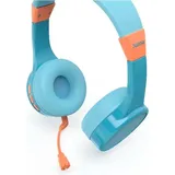 Hama Teens Guard II, On-Ear, Lautstärkebegrenz., BL (50 h, Kabellos), Kopfband Anrufe/Musik USB Typ-C Bluetooth Blau, Orange