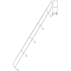 MUNK Handlauf für Treppe 45° mit Plattform, 19 Stufen