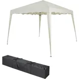 TP Faltpavillon 3 x 3 m inkl. 4 Seitenteile Beige