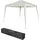 TP Faltpavillon 3 x 3 m inkl. 4 Seitenteile Beige