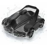 Kabelloser Poolroboter - Automatischer Poolsauger - 130 Min Laufzeit - 5200 mAh Akku - Selbstparkend - Leicht & tragbar - Für Pools bis 80 m2 - S...