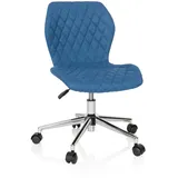 HJH Office Jugenddrehstuhl Joy II ca. 47x73-83x43 cm Blau