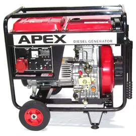 Apex Digital Diesel Stromerzeuger Generator 5500 400V Notstromaggregat Generator 06282