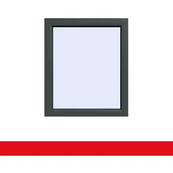 Festverglasung Fenster Eisenglimmer Schiefer beidseitig  Fest im Rahmen