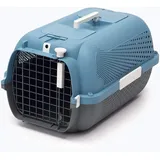 Catit Transportbox für Katzen, Mittel, Blaugrau