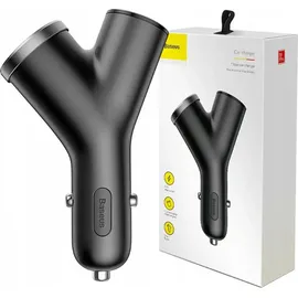 Baseus Y-Form Auto Ladegerät Dual USB + Zigarettenanzünder
