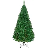 Costway Künstlicher Weihnachtsbaum Grün 210 cm