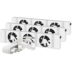 SpeedComfort Heizkörper-Ventilator Trio-Set - geeignet für Heizkörper und Konvektoren ab 120 cm Länge