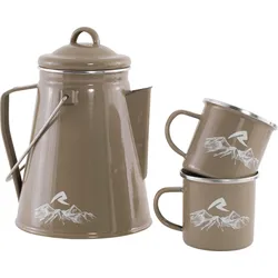 Robens Tongass Enamel Kettle khaki