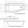 a&n&a aQualine MINOU Raumsparbadewanne 70 x 160 cm (rechts) (MINOU-01)