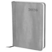 Trötsch Verlag Trötsch Buchkalender A5 Grau 2026