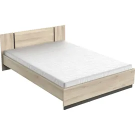 Demeyere Bettgestell Watson 148,3 x 204,3 cm Eiche braun