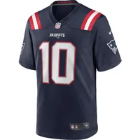 Nike New England Patriots Jones 10 Jersey, Navy, L