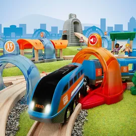 BRIO Smart Tech Sound Action Tunnel Reisezug Set