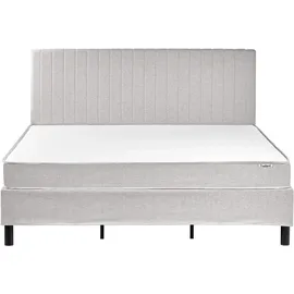 Beliani Countess 180 x 200 cm Hellgrau