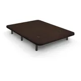 W WIN REST Gepolsterter 3D-Basis, stabile Struktur, 5 Querstangen + 6 Metallbeine 90 x 190 cm