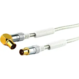 Schwaiger KVKWHD15 531 Winkelantennenkabel: 110 dB mit Ferritkern, 1,5m,