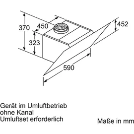 Bosch DWK67CM60 Kopffreihaube 60 cm