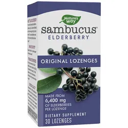Nature's Way Sambucus Original Lozenges (30 Lutschtabletten, Holunder)