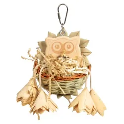 HappyBird Vogelspielzeug Leafy Basket