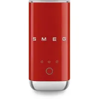 Smeg MFF02RDEU Milchaufschäumer, im 50er Jahre Design mit 3