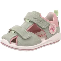 Superfit Boomerang Sandale, Hellgrün/Rosa 7500, 28 EU