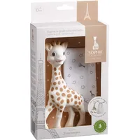Vulli Sophie la girafe® + Stoffbeutelchen (Geschenkkarton weiß)