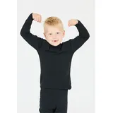 ZigZag Funktionsshirt "Funktionswäsche-Set Panda", Mädchen, Gr. 104, schwarz, 95% Viskose, 5% Elasthan, unifarben, normal, Shirts Funktionsshirt, mit hohem Tragekomfort