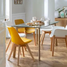 Atmosphera Esstisch Taho aus gehärtetem Glas Atmosphera créateur d'intérieur