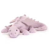 JellyCat Laven l Dragon Grobes weiches Pluschtier Pluschtier Drachen Spielzeug
