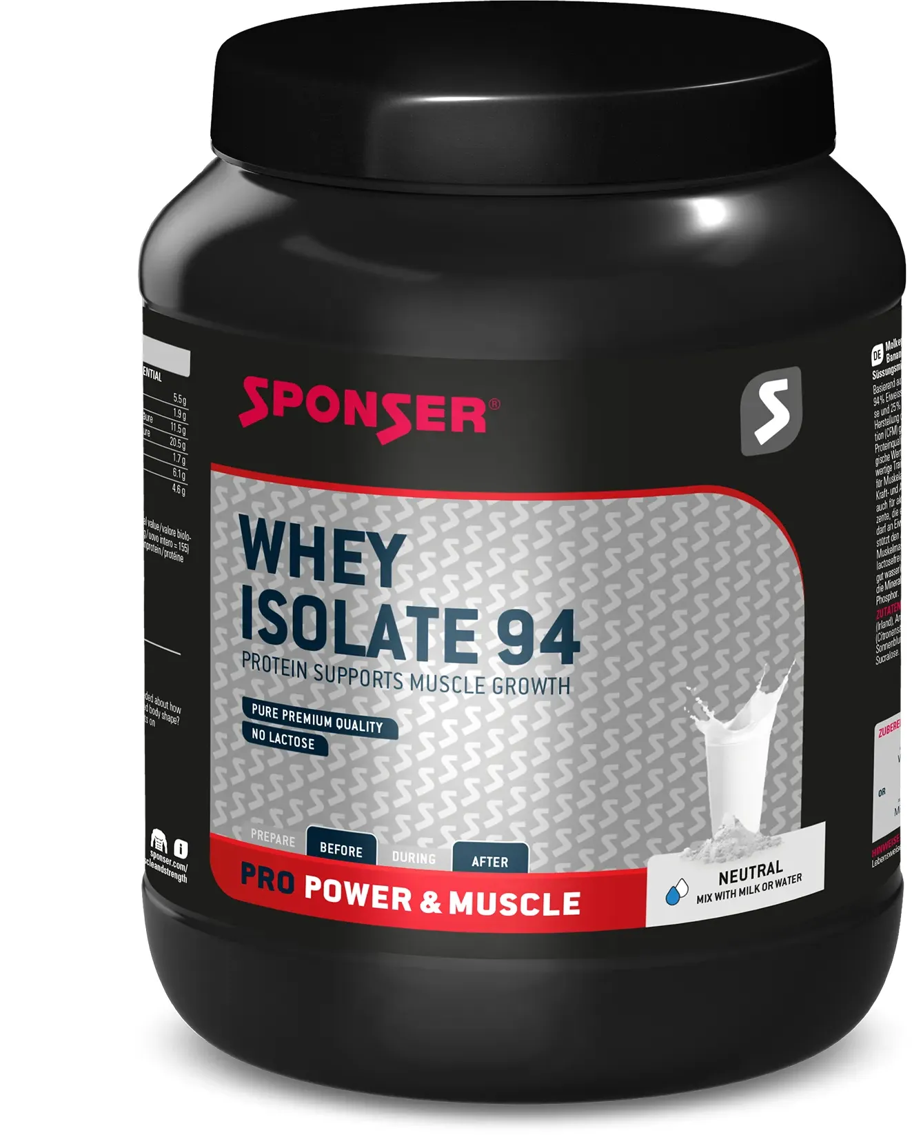 WHEY ISOLATE 94 NEUTRAL