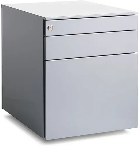 Rollcontainer Universal dieffebi silber, Designer Dieffebi Spa, 50.5x42x53.5 cm