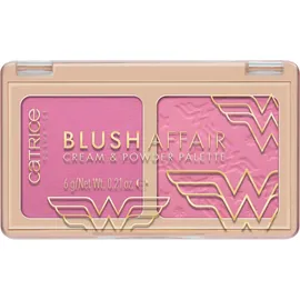 Catrice Wonder Woman Blush Affair Cream & Powder Palette, Rougepalette, Nr. 010, 2 Farben, vegan, ohne Konservierungsstoffe, ohne Parabene, ohne Mikroplastikpartikel, 1er Pack (6g)