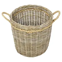 Frank Flechtwaren Dekokorb, Rattankorb Koboo-Grey