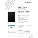 20 x Suntech Solarmodul 435W Glas Glas Solarpanel Bifacial PV Modul Full Black