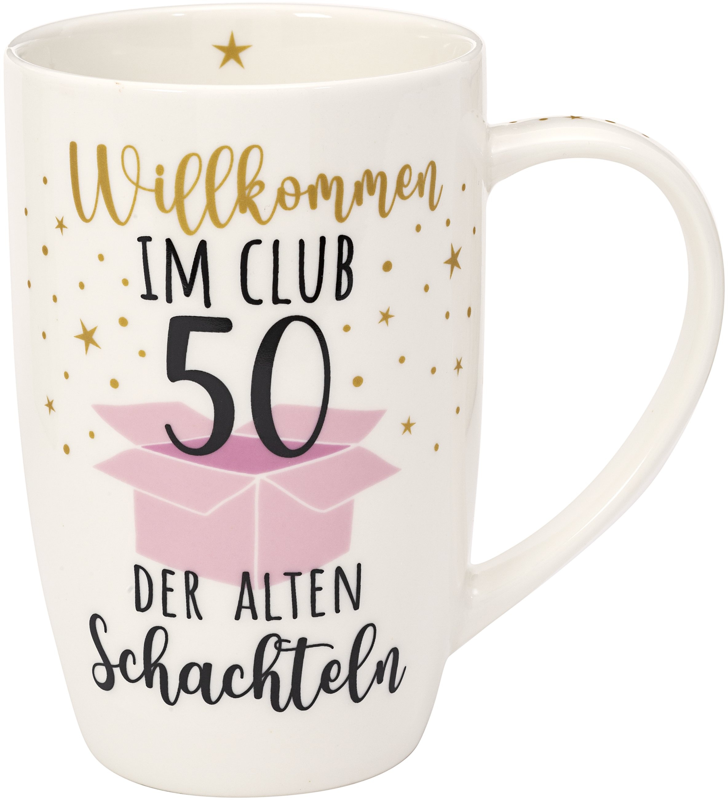 Tasse "Club Der Alten Schachteln" (Alter: 50 Jahre)