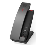 Snom HD101 Hospitality DECT-Telefon Schnurlos mit Anrufbeantworter - Bakterienfreie Gehäuse, Optische Rufanzeige, Erweiterbar Bis 4 Handgeräte, Freisprech-Funktion