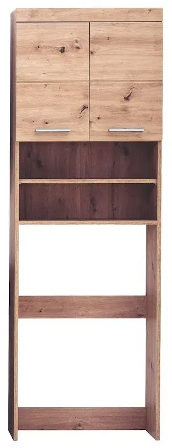 Preisvergleich Produktbild trendteam Waschmaschinenunterschrank Amanda/MandoBad Waschmaschinenüberbau Badschrank Überschrank Braun 63x187x24cm braun