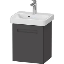 Duravit No.1 Waschtischunterbau Türanschlag rechts, 390x316x478mm, N14266R49490000, Farbe: Graphit Matt