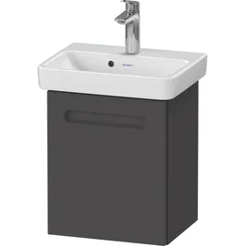 Duravit No.1 Waschtischunterbau Türanschlag rechts, 390x316x478mm, N14266R49490000, Farbe: Graphit Matt