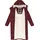 Ragwear Damen, atmungsaktiver Wintermantel warmer wasserdichter Steppmantel lang mit Kapuze Pavla Long Intl Wine Red Gr. XL - XL